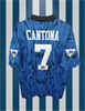 Eric Cantona Manchester United 92/93 udebanetrøje - XL
