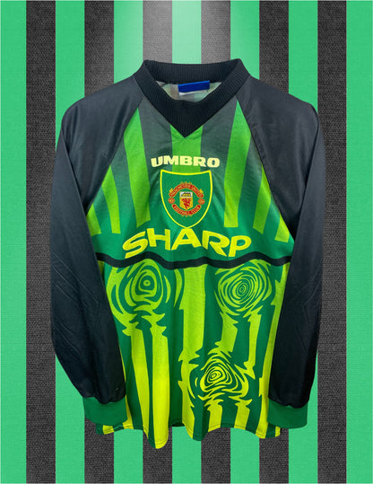 Peter Schmeichel Manchester United 97/98 målmandstrøje - L