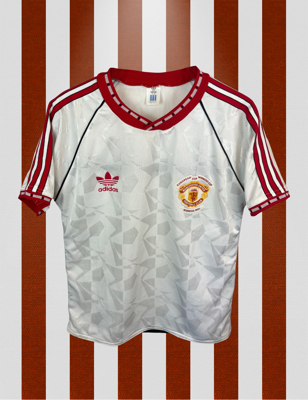 Manchester United 90/91 Europa Cup trøje - L