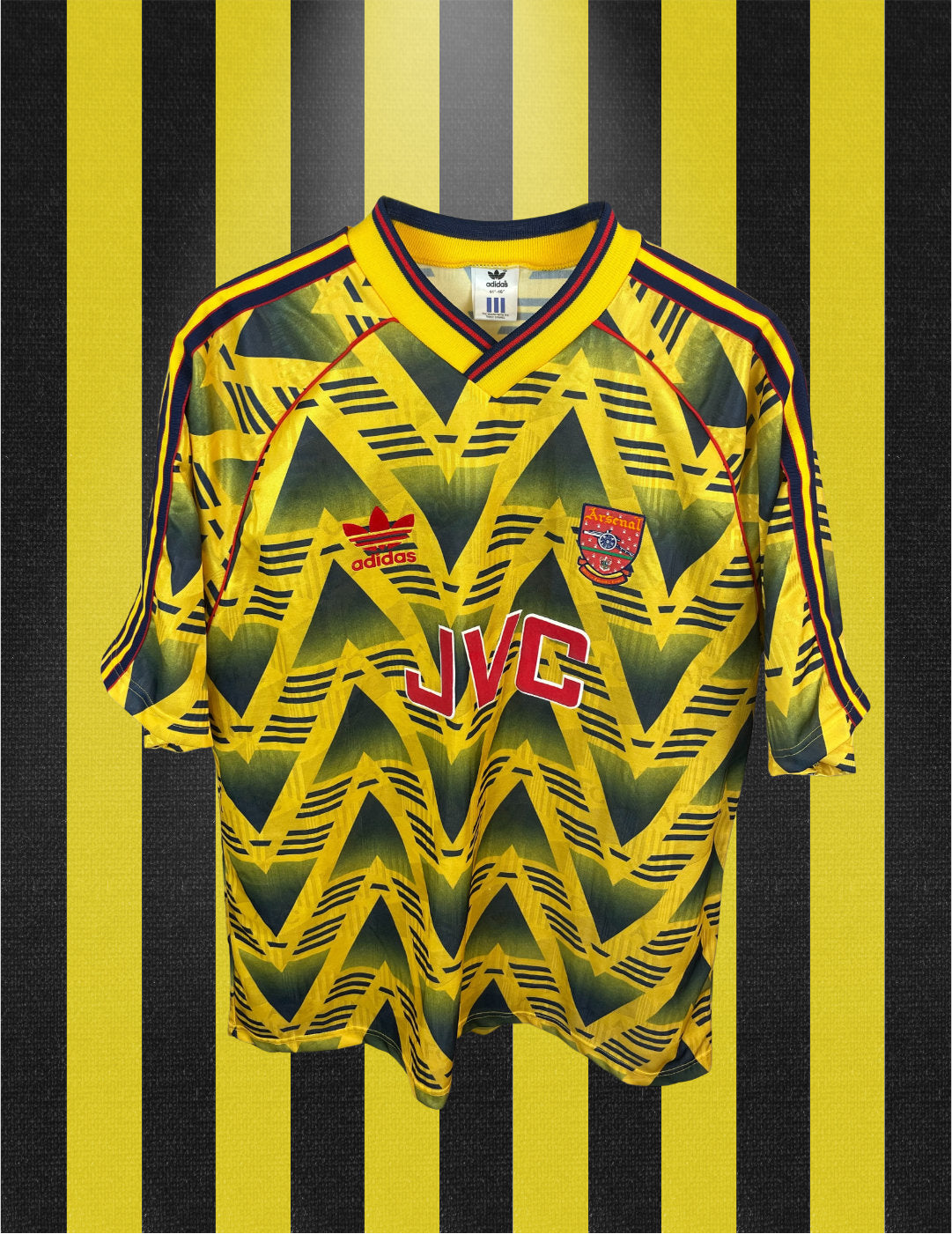 Arsenal 91/92 udebanetrøje - XL