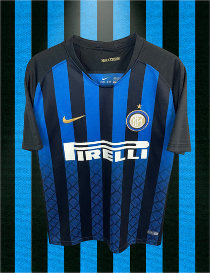 Perisic Inter Milan 18/19 SIGNERET hjemmebanetrøje - L