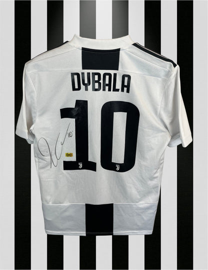 Paulo Dybala Juventus 18/19 SIGNERET hjemmebanetrøje - M