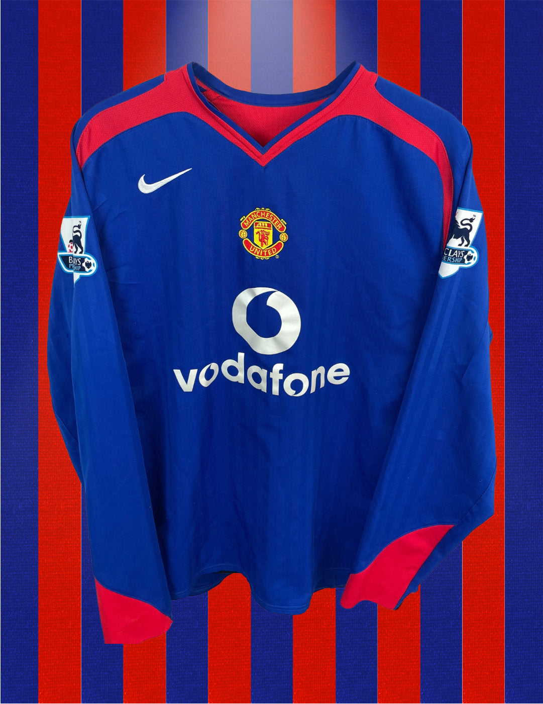 Cristiano Ronaldo Manchester United 05/06 langærmet udebanetrøje - L