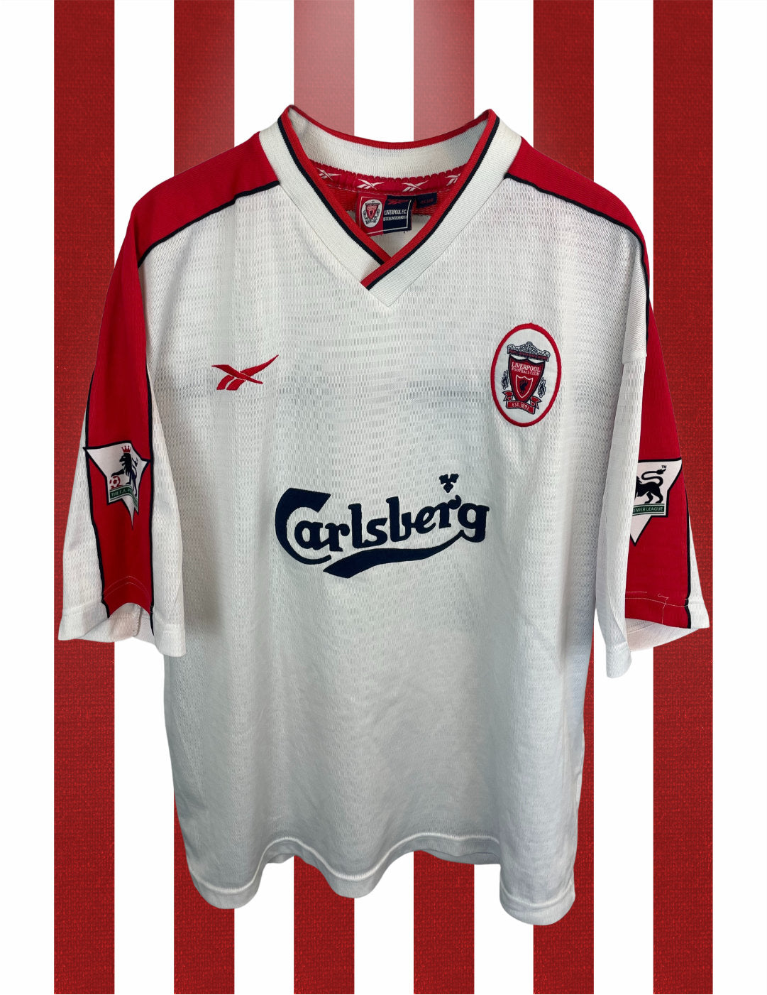 Steven Gerrard Liverpool 98/99 udebanetrøje - XL