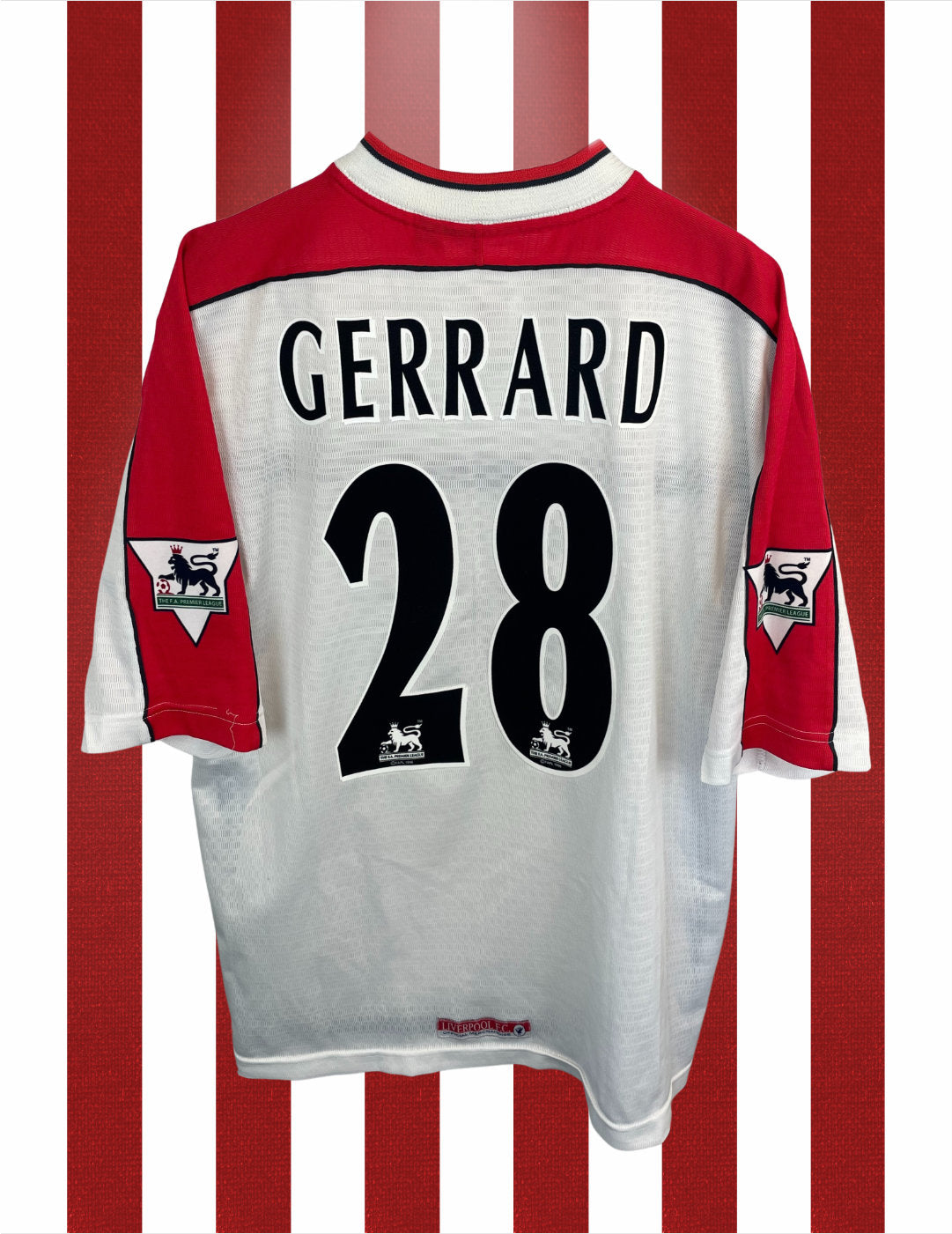 Steven Gerrard Liverpool 98/99 udebanetrøje - XL