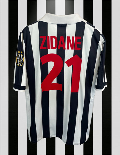 Zinedine Zidane Juventus 98/99 hjemmebanetrøje - XL