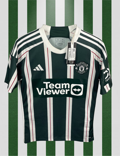 Bruno Fernandes Manchester United SIGNERET 23/24 udebanetrøje - S