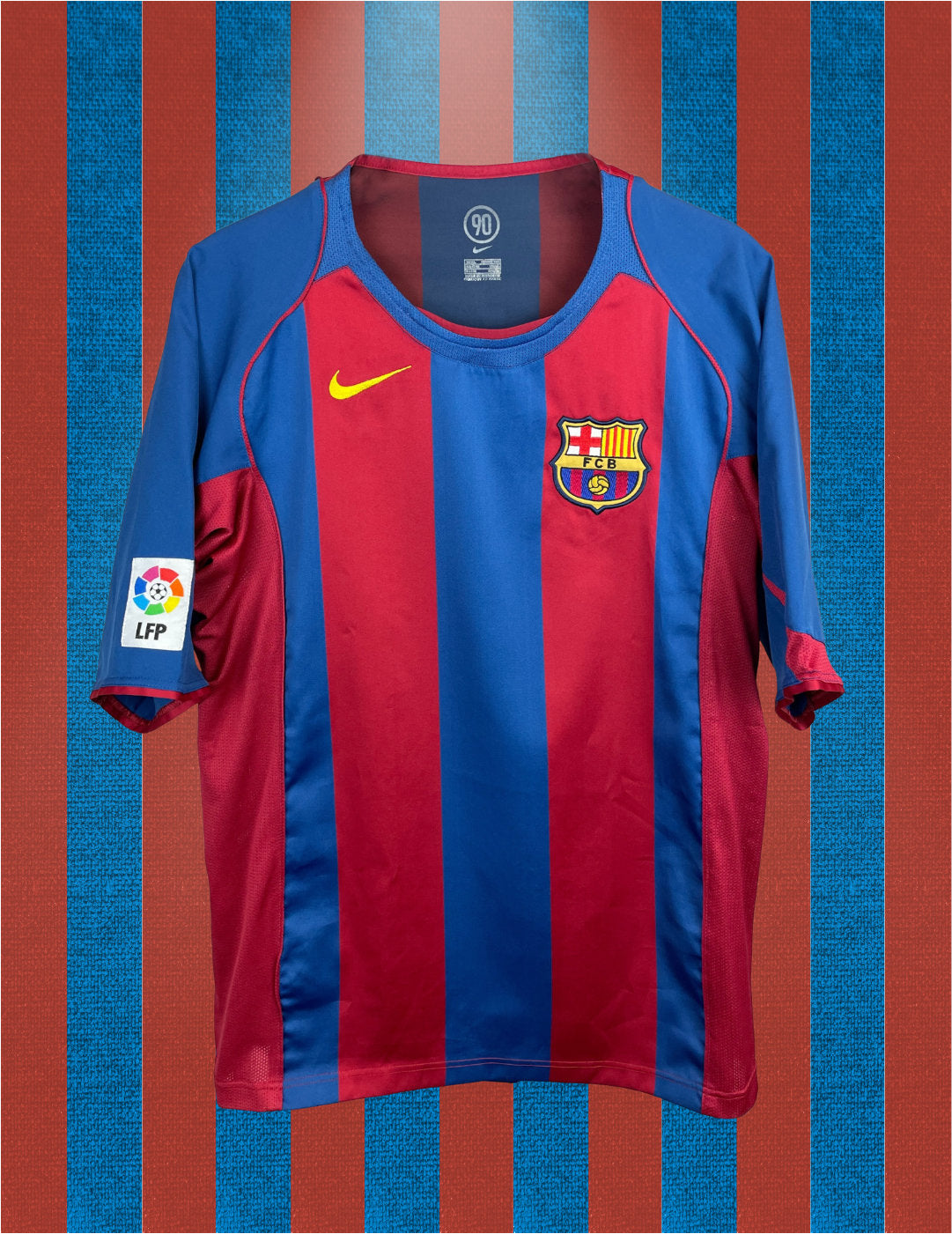 Lionel Messi Barcelona 04/05 hjemmebanetrøje - L