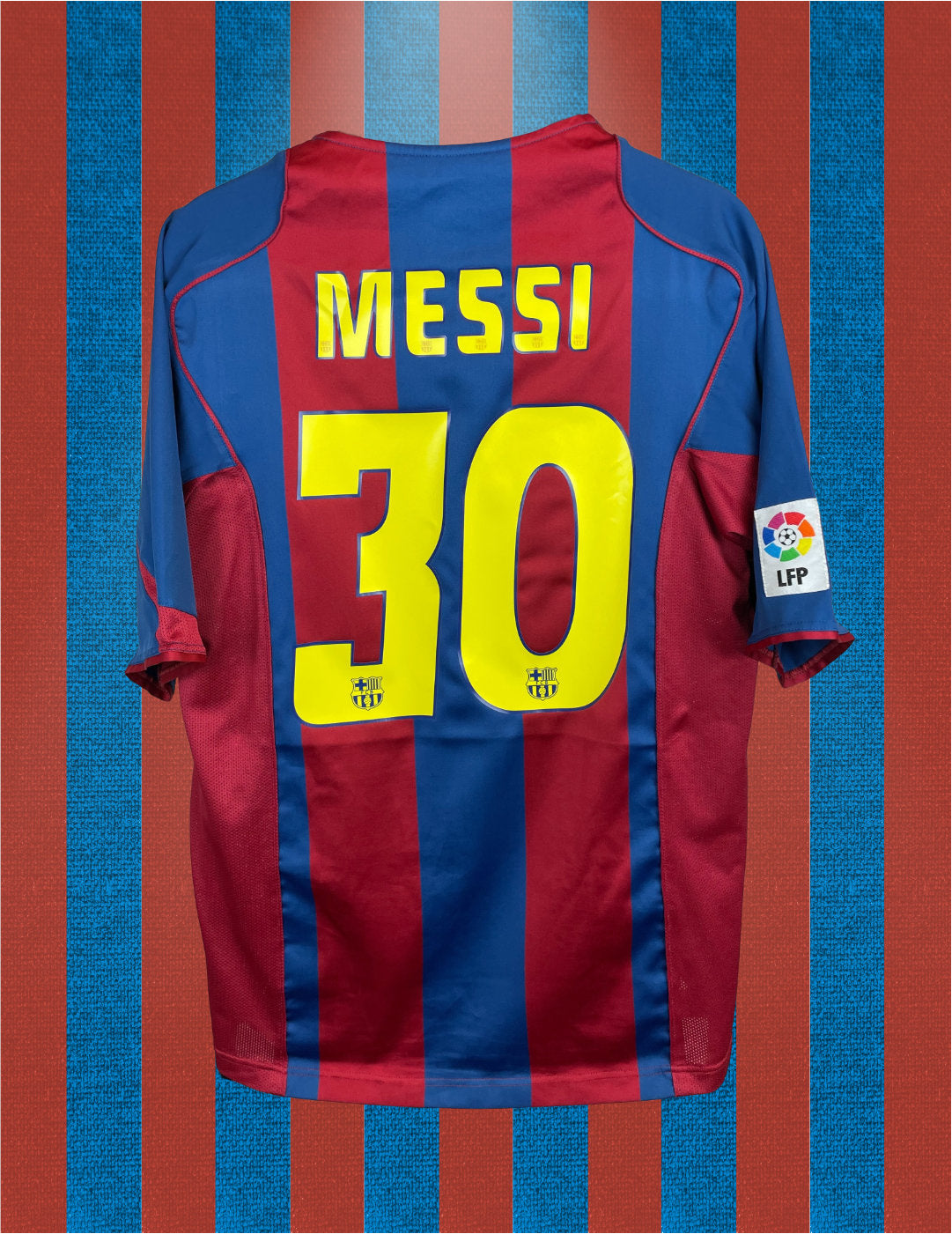 Lionel Messi Barcelona 04/05 hjemmebanetrøje - L