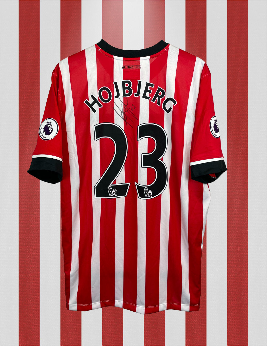 Pierre Emil Højbjerg Southampton 16/17 SIGNERET hjemmebanetrøje - XL