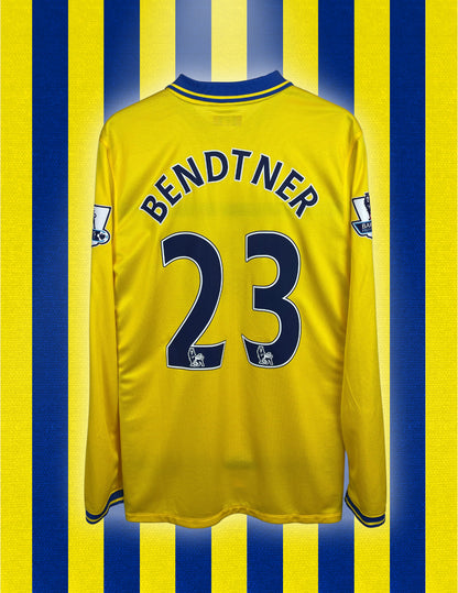 Nicklas Bendtner Arsenal 13/14 udebanetrøje MATCHWORN PREMIER LEAGUE - XL