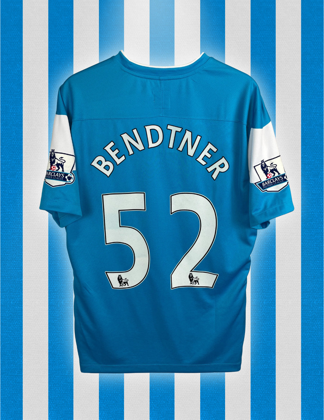 Nicklas Bendtner Sunderland 11/12 udebanetrøje MATCHWORN - XL