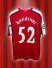 Nicklas Bendtner Arsenal 09/10 MATCHWORN vs Celtic 2009 3-1 COA medfølger - XL