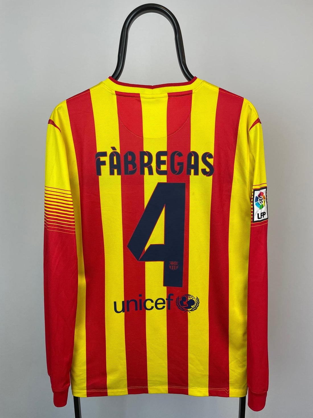Cesc Fabregas Barcelona 13/14 langærmet udebanetrøje - M