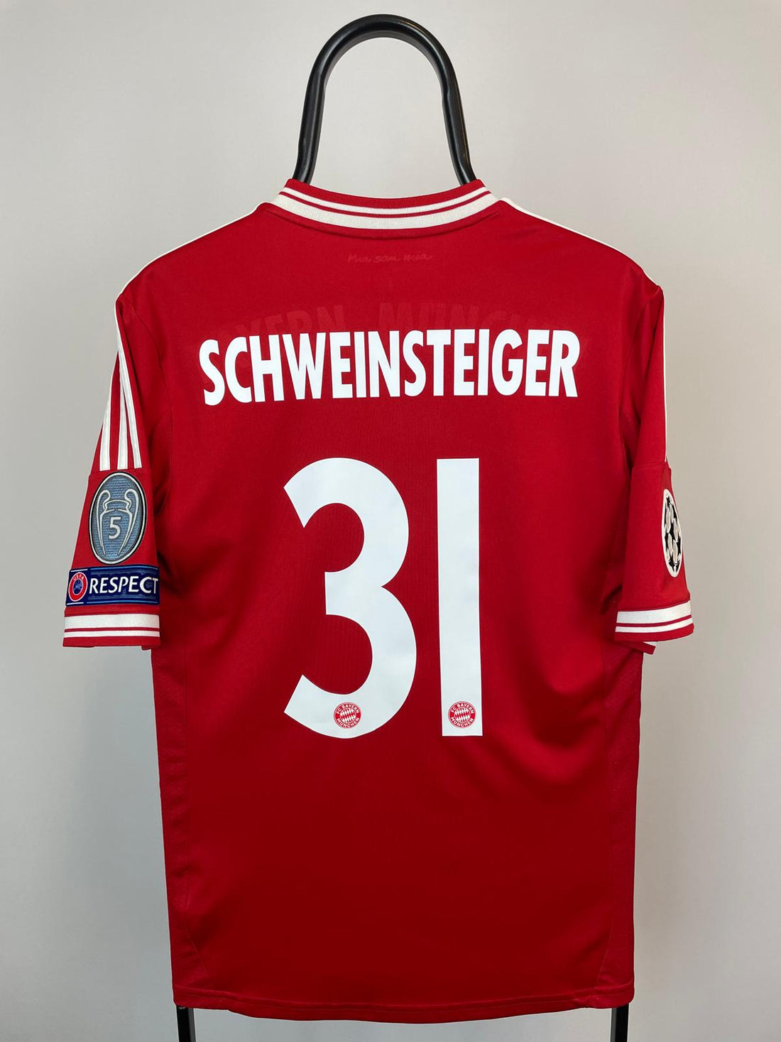 Bastian Schweinsteiger Bayern München 12/13 hjemmebanetrøje Finaletryk - M