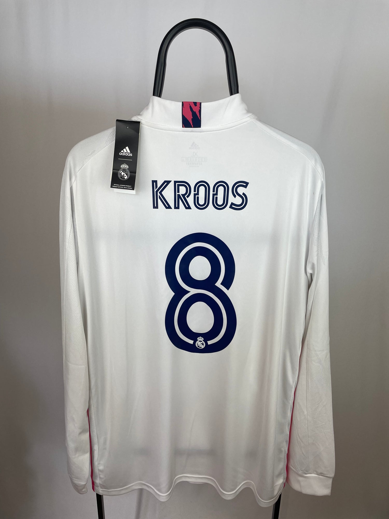 Toni Kroos Real Madrid 20/21 langærmet hjemmebanetrøje - XL