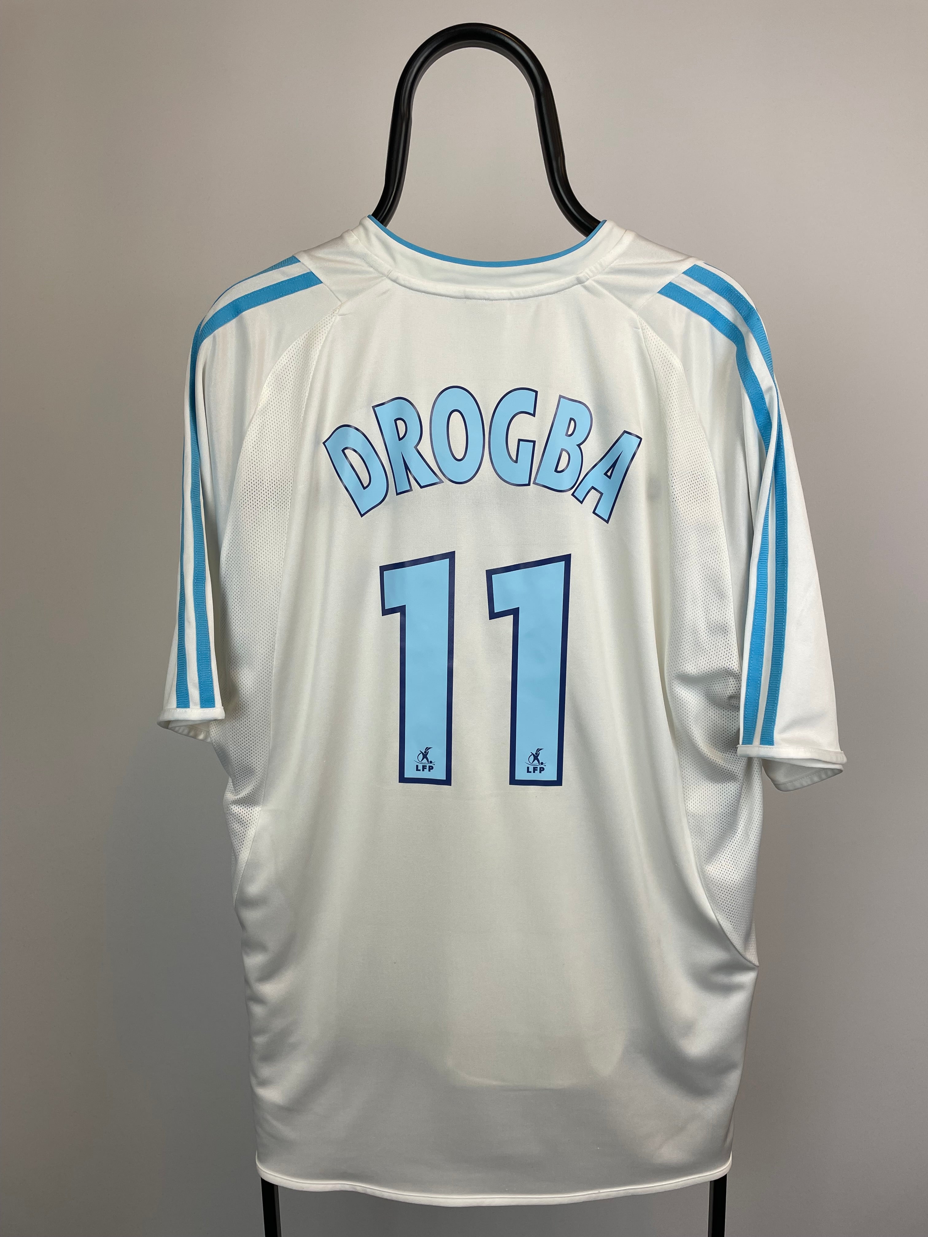 Didier Drogba Marseille 03/04 hjemmebanetrøje - XL