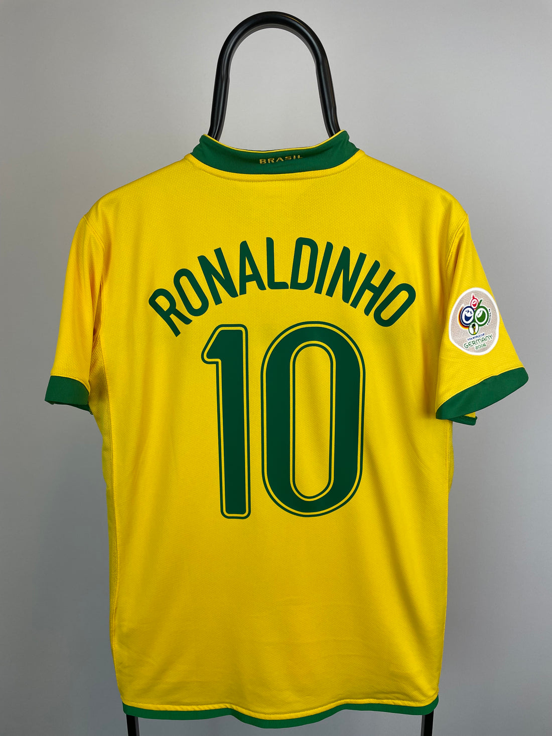 Ronaldinho Brasilien 06/08 hjemmebanetrøje - M