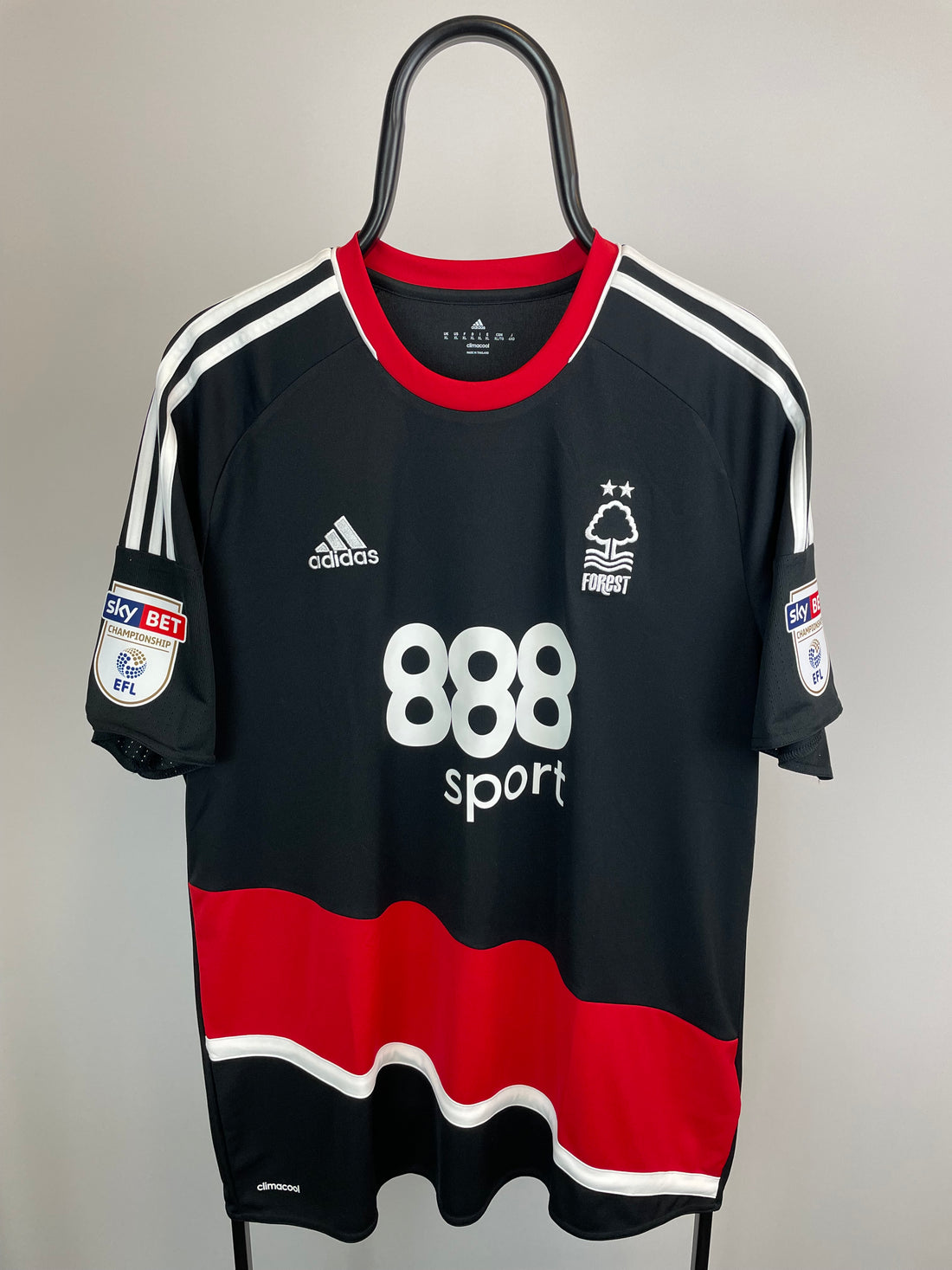 Nicklas Bendtner Nottingham Forest 16/17 udebanetrøje MATCHWORN vs Barnsley - XL