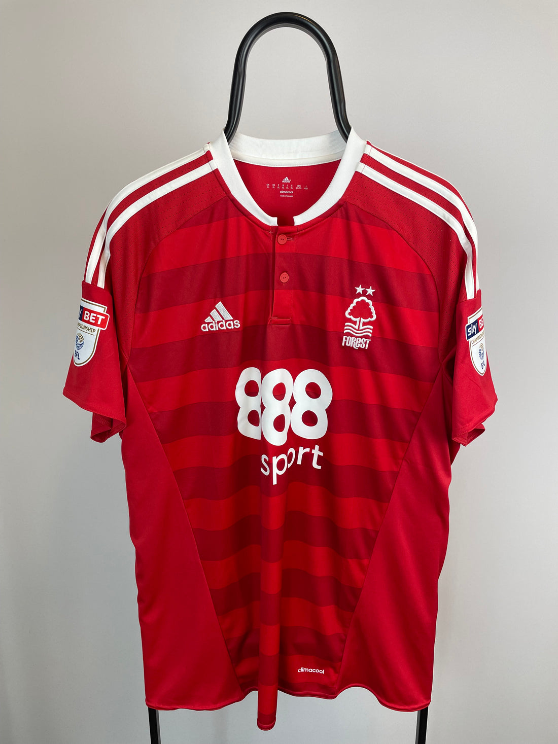 Nicklas Bendtner Nottingham Forest 16/17 hjemmebanetrøje MATCHWORN vs Wednesday - XL