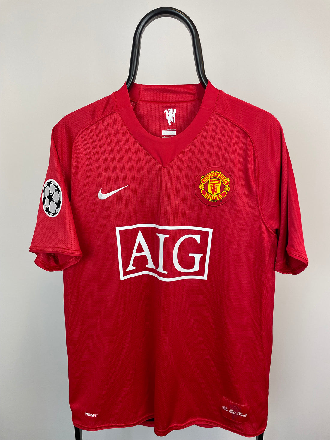 Cristiano Ronaldo Manchester United 07/08 hjemmebanetrøje - M