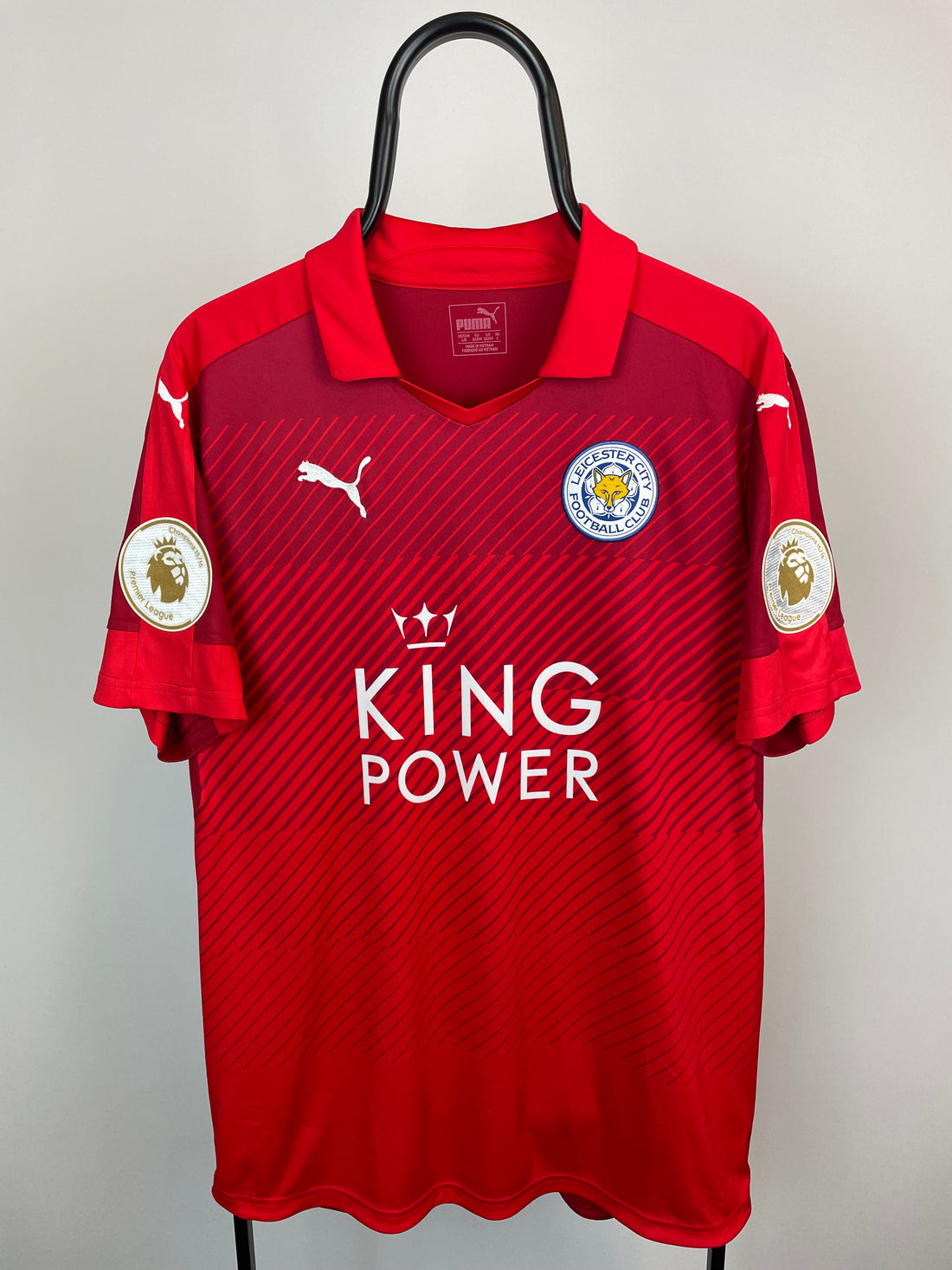 Riyad Mahrez Leicester City 16/17 udebanetrøje - L