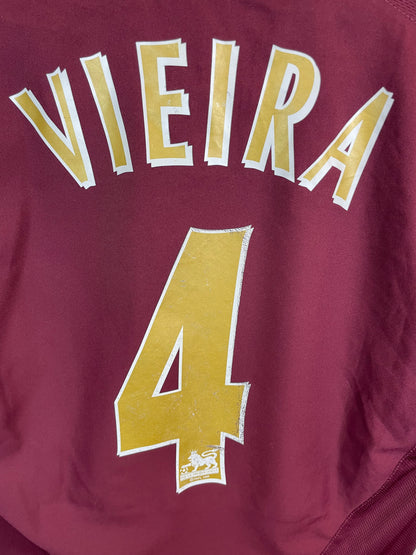 Patrick Vieira Arsenal 05/06 hjemmebanetrøje - S