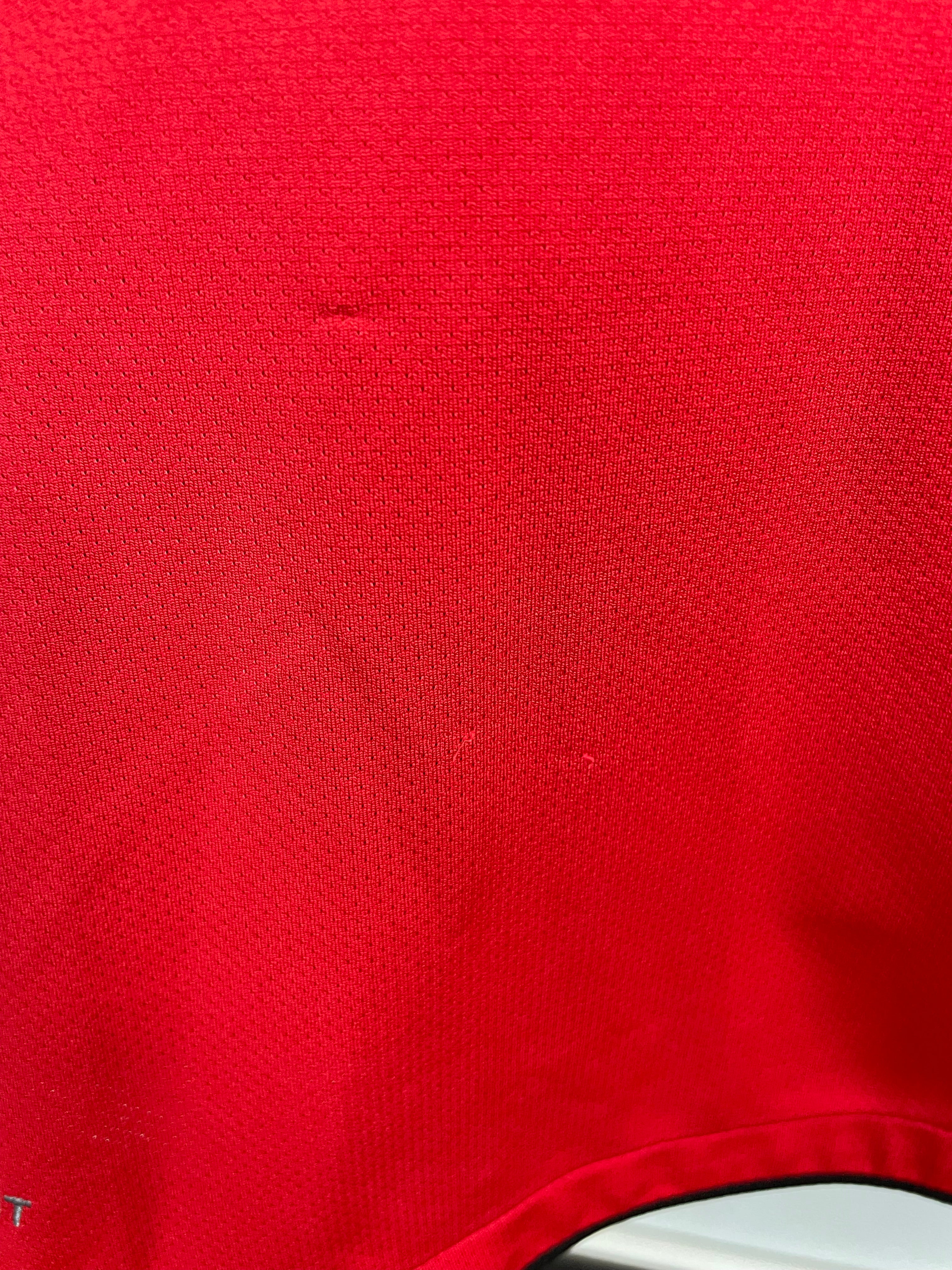 Nemanja Vidic Manchester United 10/11 hjemmebanetrøje - L