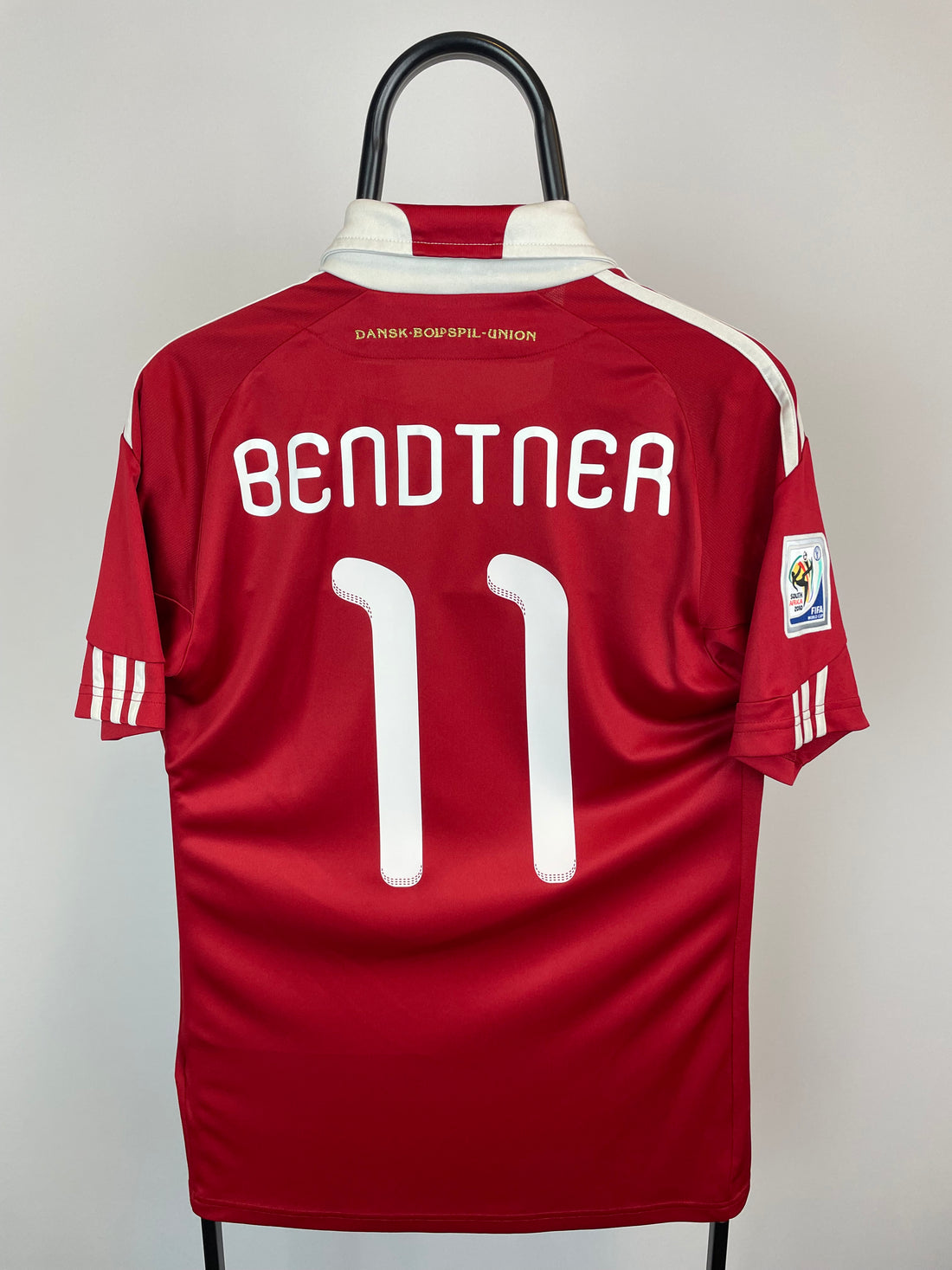 Nicklas Bendtner Danmark 10/12 hjemmebanetrøje - S