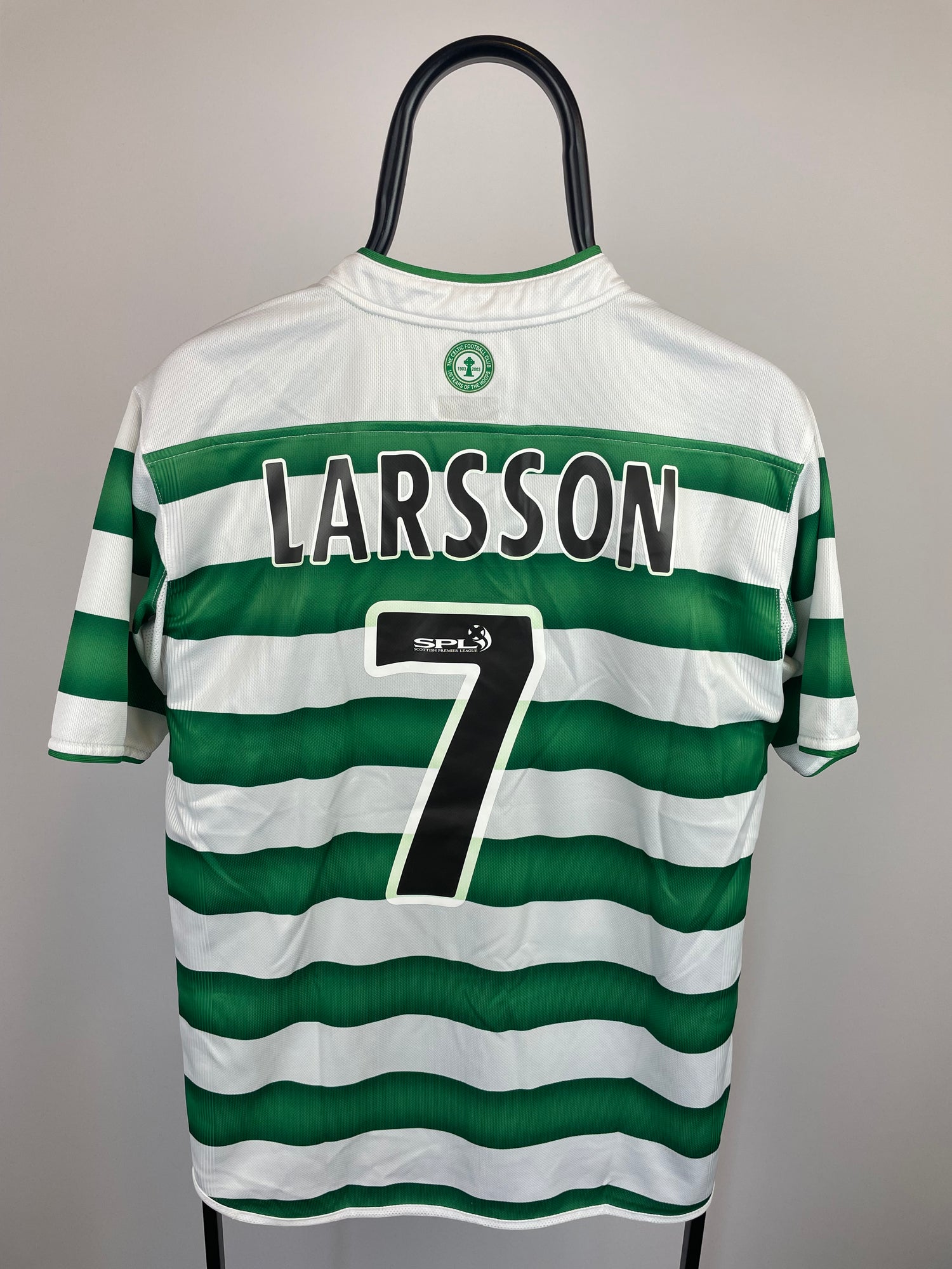 Henrik Larsson Celtic 03/04 hjemmebanetrøje - M