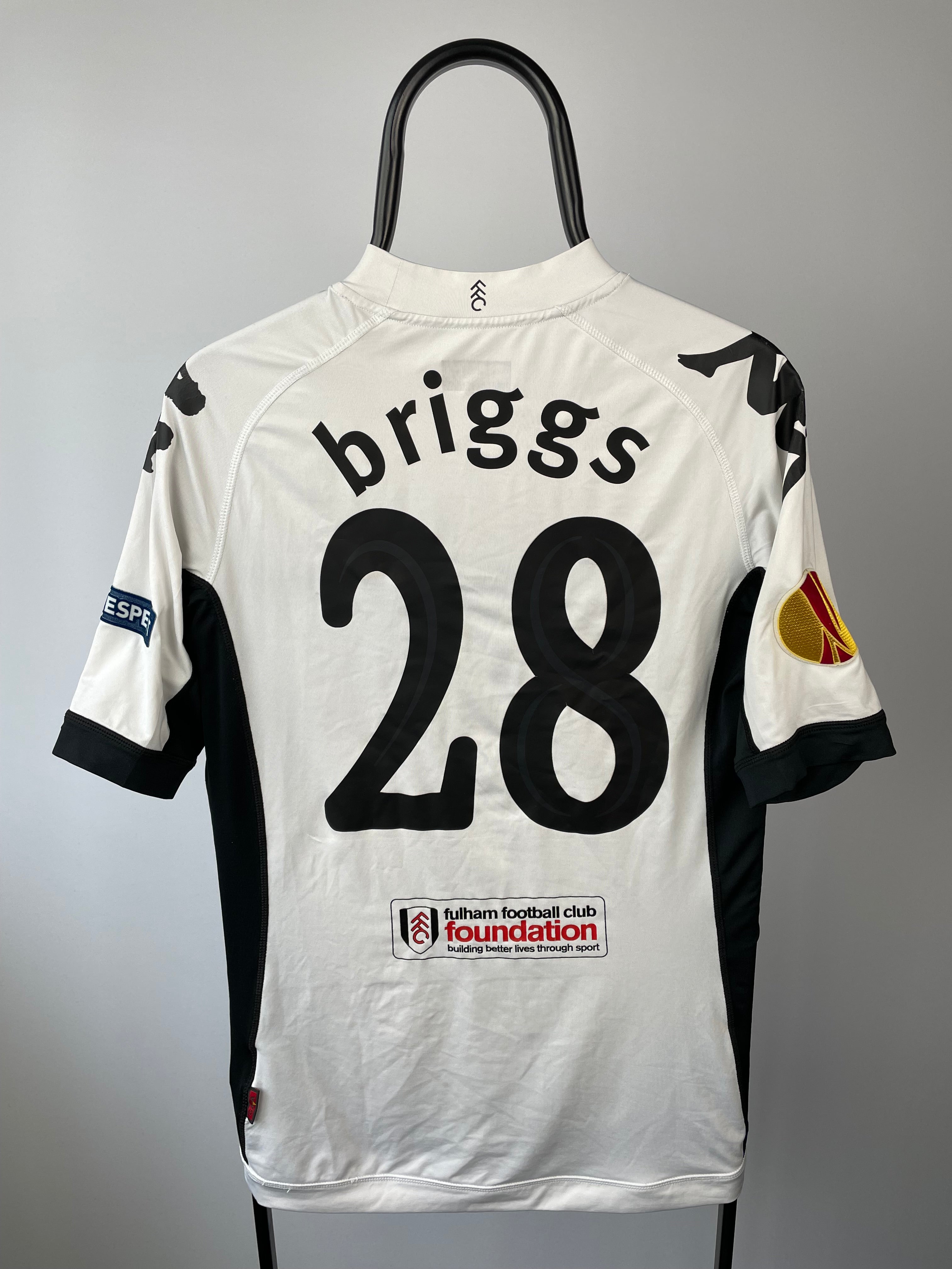 Matthew Briggs Fulham 11/12 hjemmebanetrøje Matchworn - M