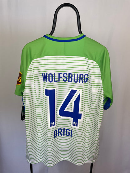Divock Origi Wolfsburg 17/18 hjemmebanetrøje (Shorts medfølger) - XL