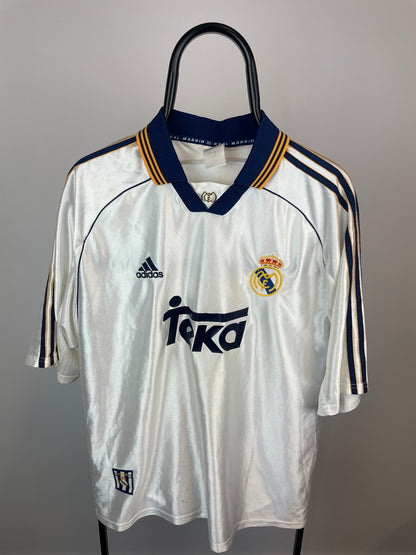 Roberto Carlos Real Madrid 98/00 hjemmebanetrøje - XL