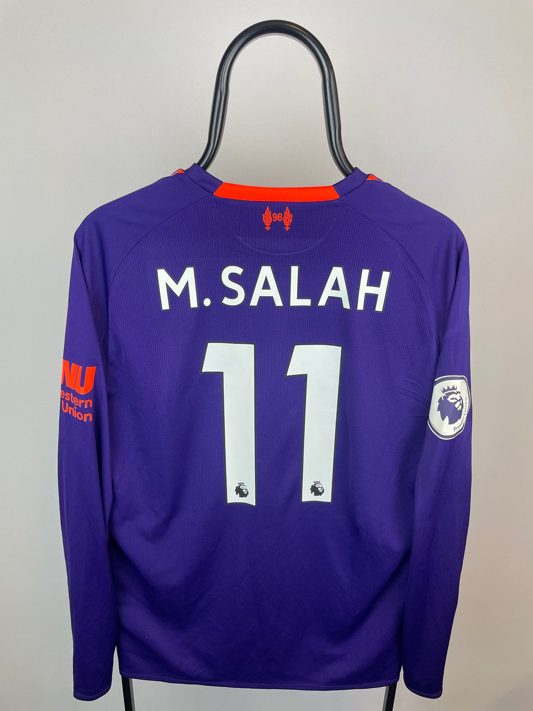 Mohamed Salah Liverpool 17/18 langærmet udebanetrøje - L