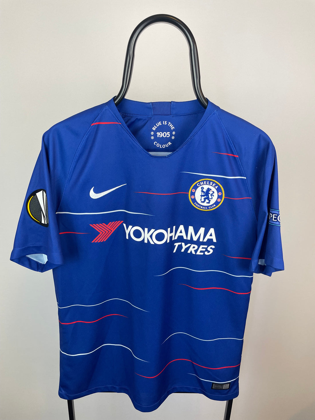 Eden Hazard Chelsea 18/19 EL hjemmebanetrøje - M
