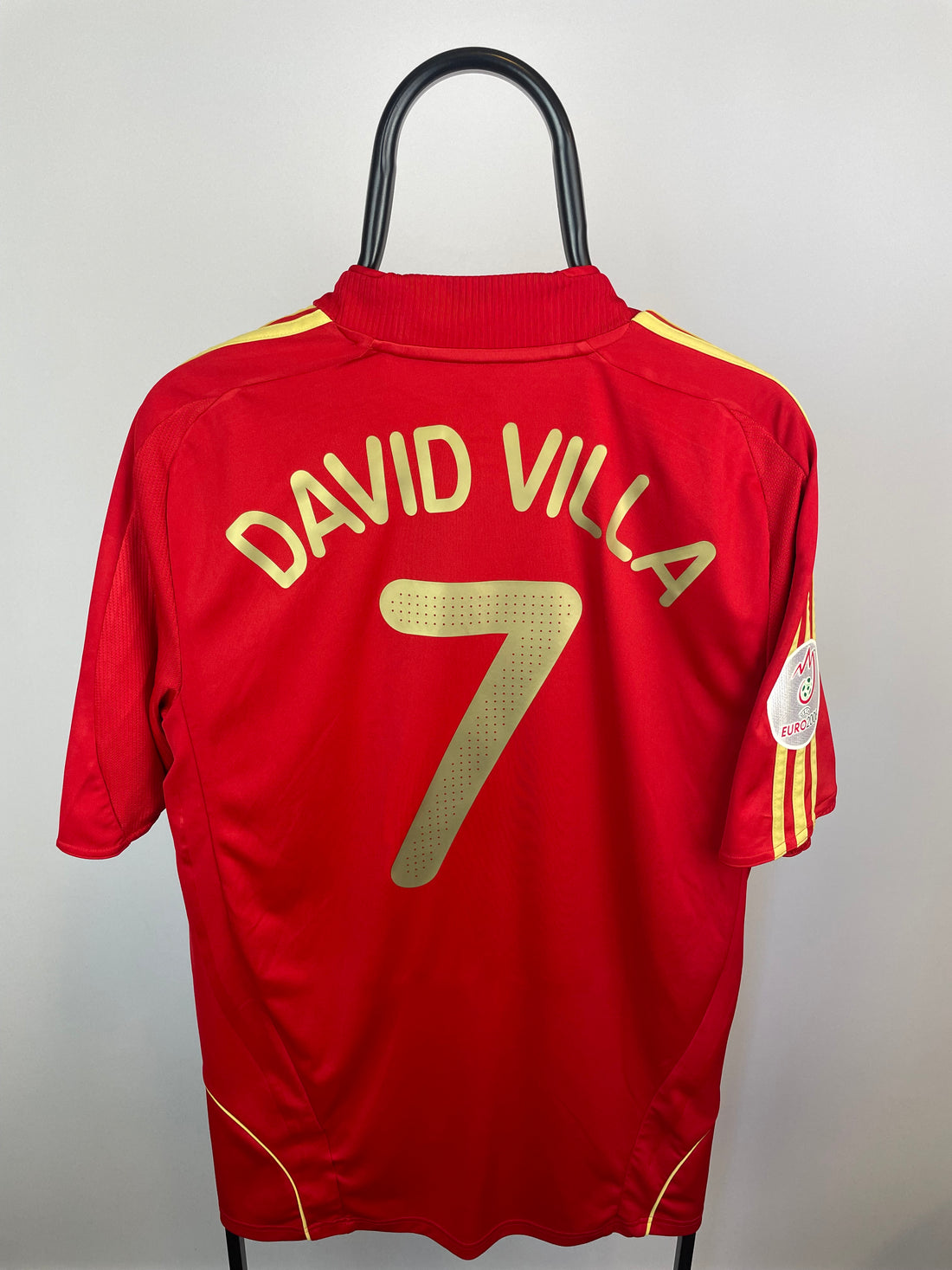 David Villa Spanien 08/09 hjemmebanetrøje - L