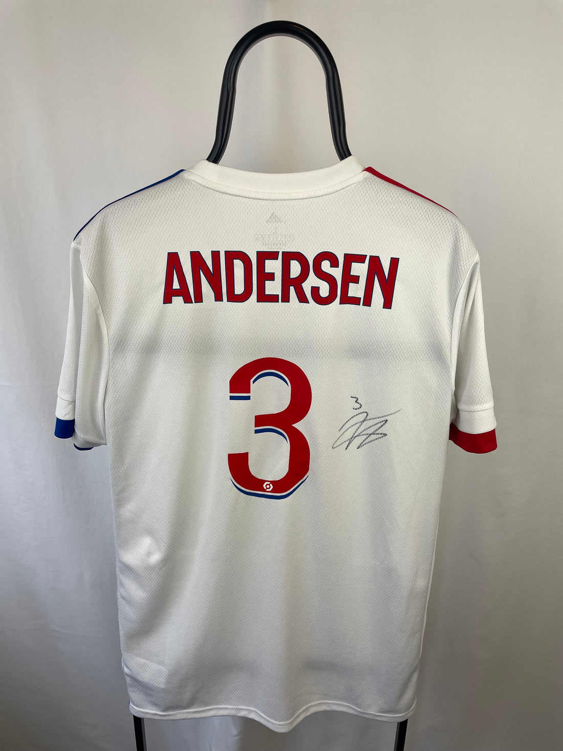 Joachim Andersen Lyon 20/21 SIGNERET hjemmebanetrøje - L