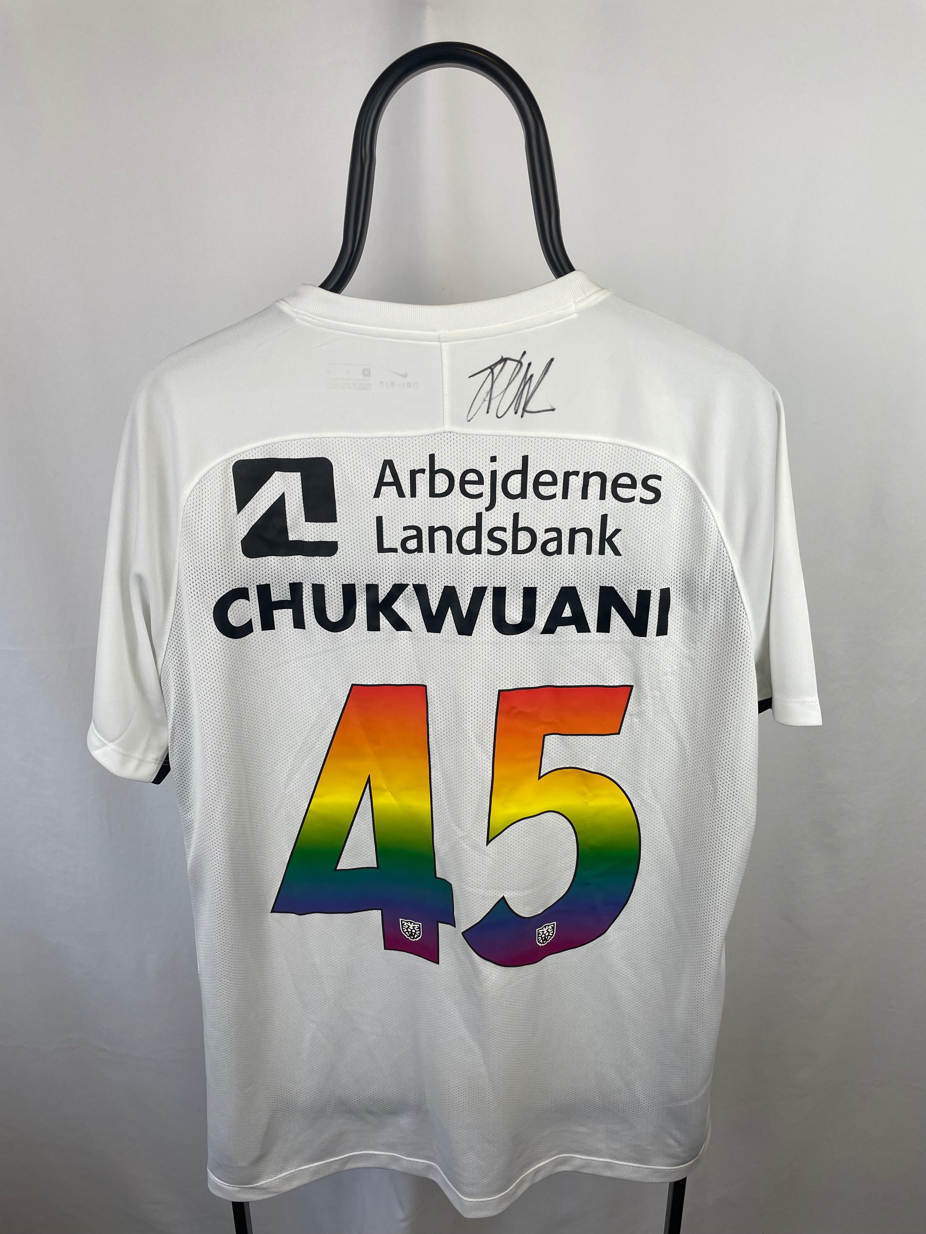 Tochi Chukwuani FC Nordsjælland 19/20 Pride SIGNERET - XL