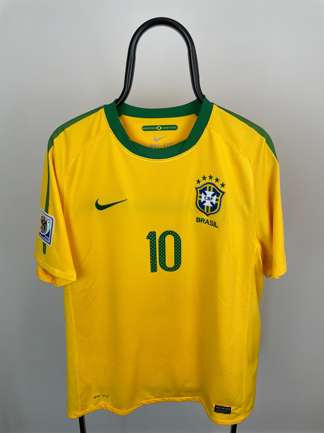 Kaká Brasilien 10/11 hjemmebanetrøje - L