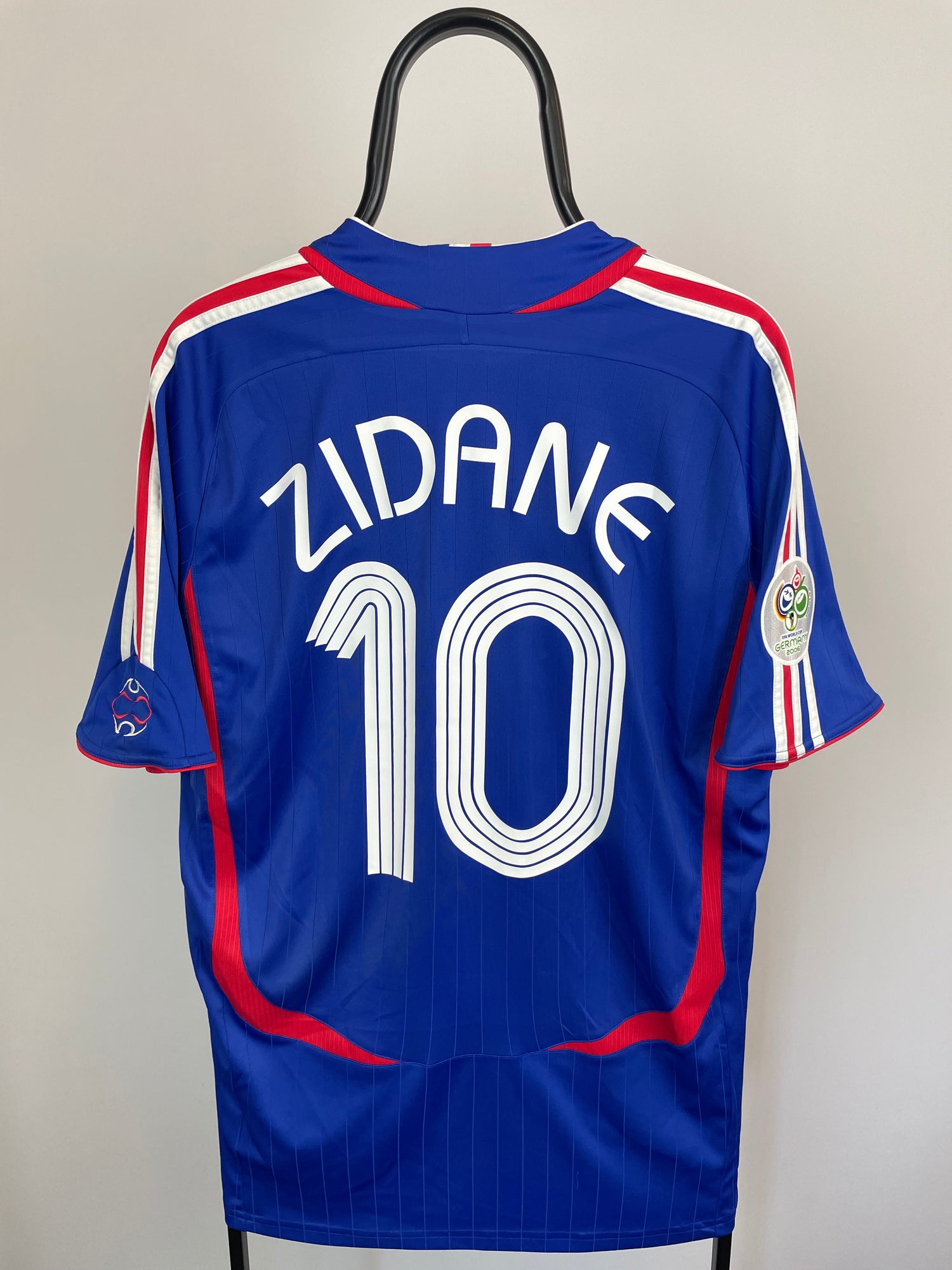 Zinedine Zidane Frankrig 06/08 hjemmebanetrøje - L