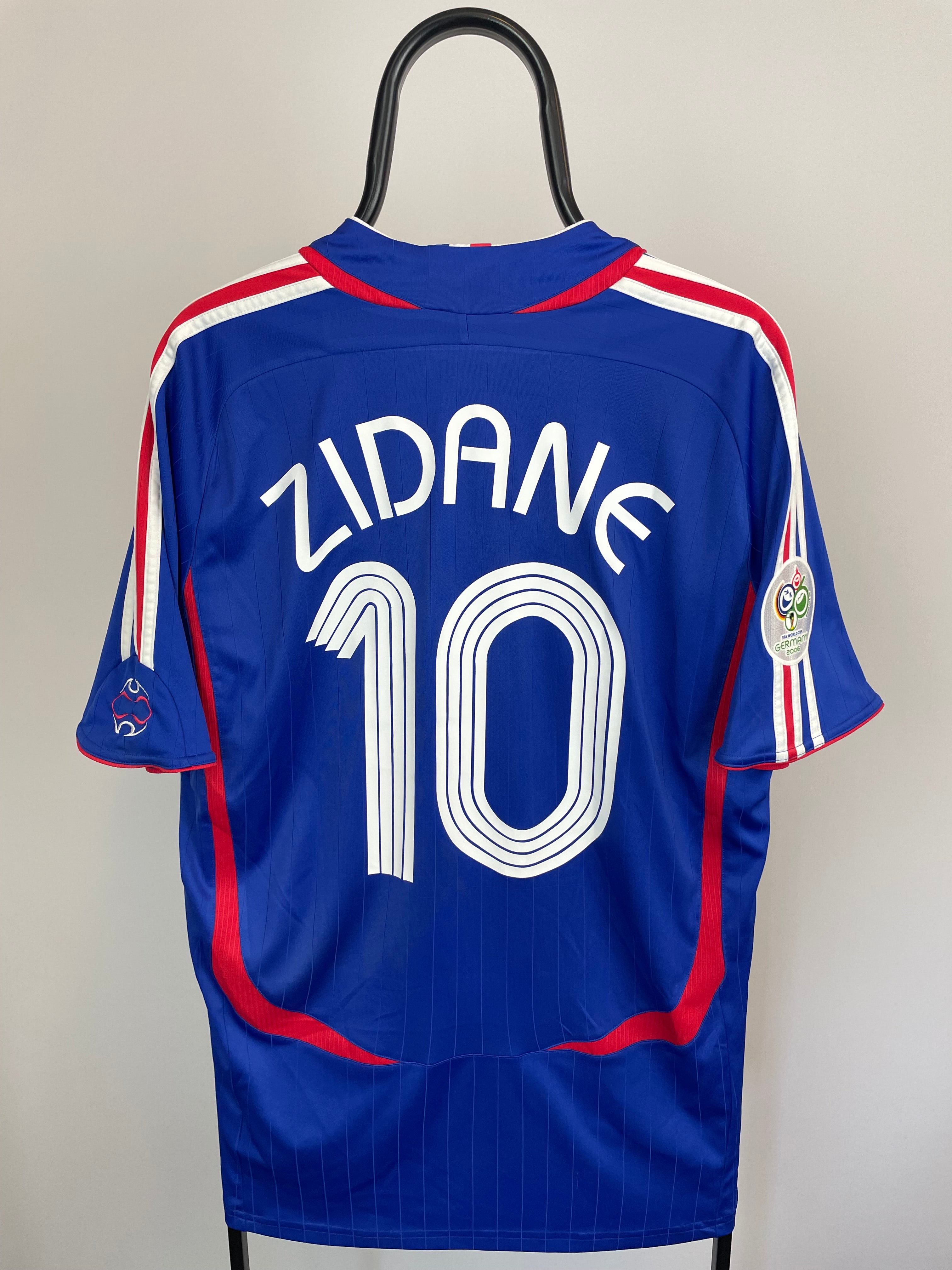 Zinedine Zidane Frankrig 06/08 hjemmebanetrøje - L