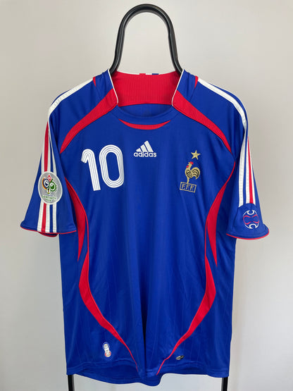 Zinedine Zidane Frankrig 06/08 hjemmebanetrøje - L