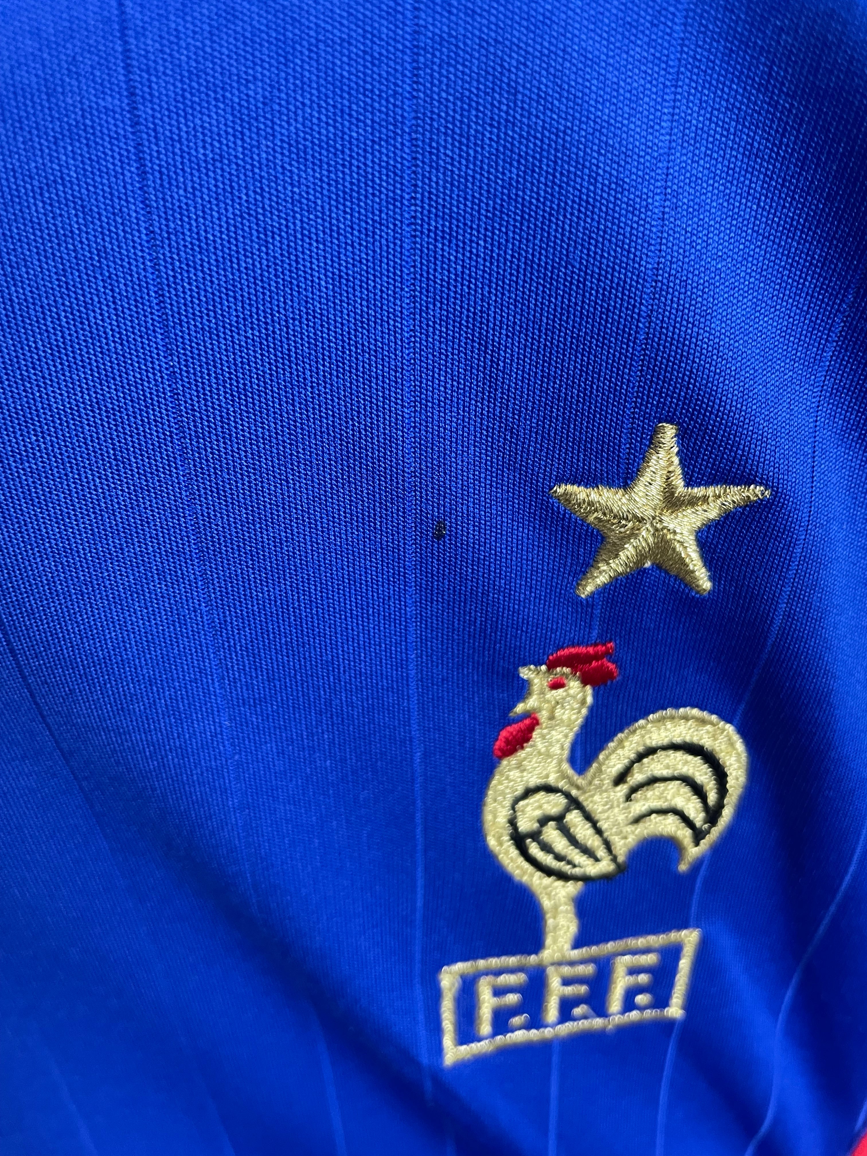 Zinedine Zidane Frankrig 06/08 hjemmebanetrøje - L