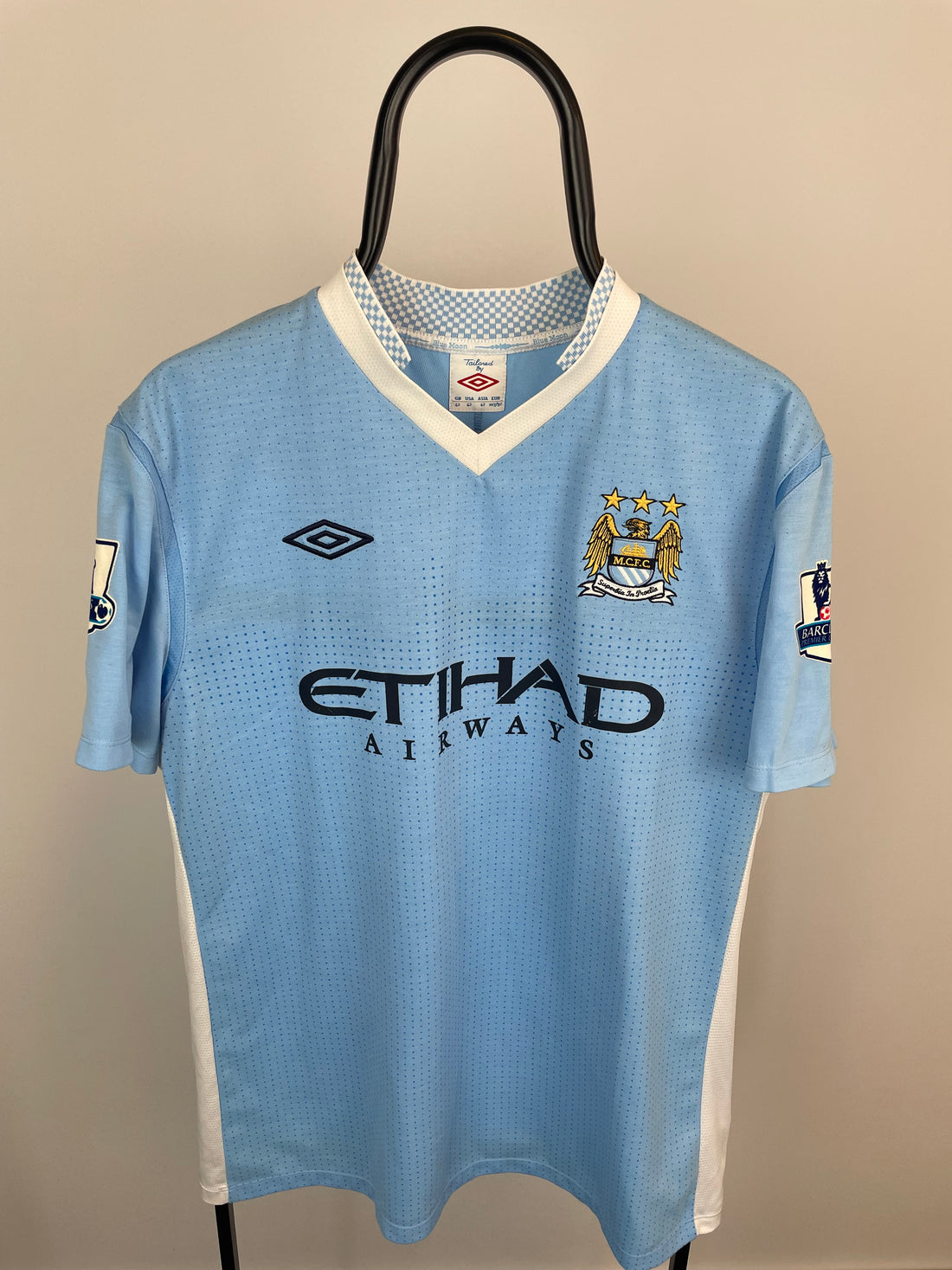 David Silva Manchester City 11/12 hjemmebanetrøje - L