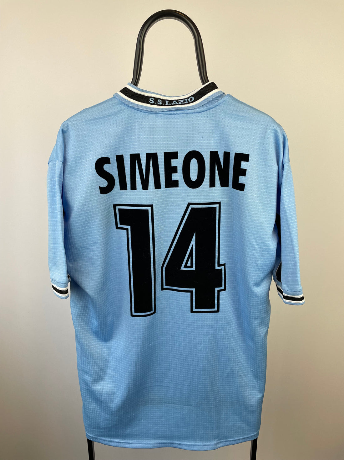 Diego Simeone Lazio 99/00 hjemmebanetrøje - XL