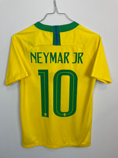 Neymar Jr. Brasilien 18/20 hjemmebanetrøje - 11/12 år
