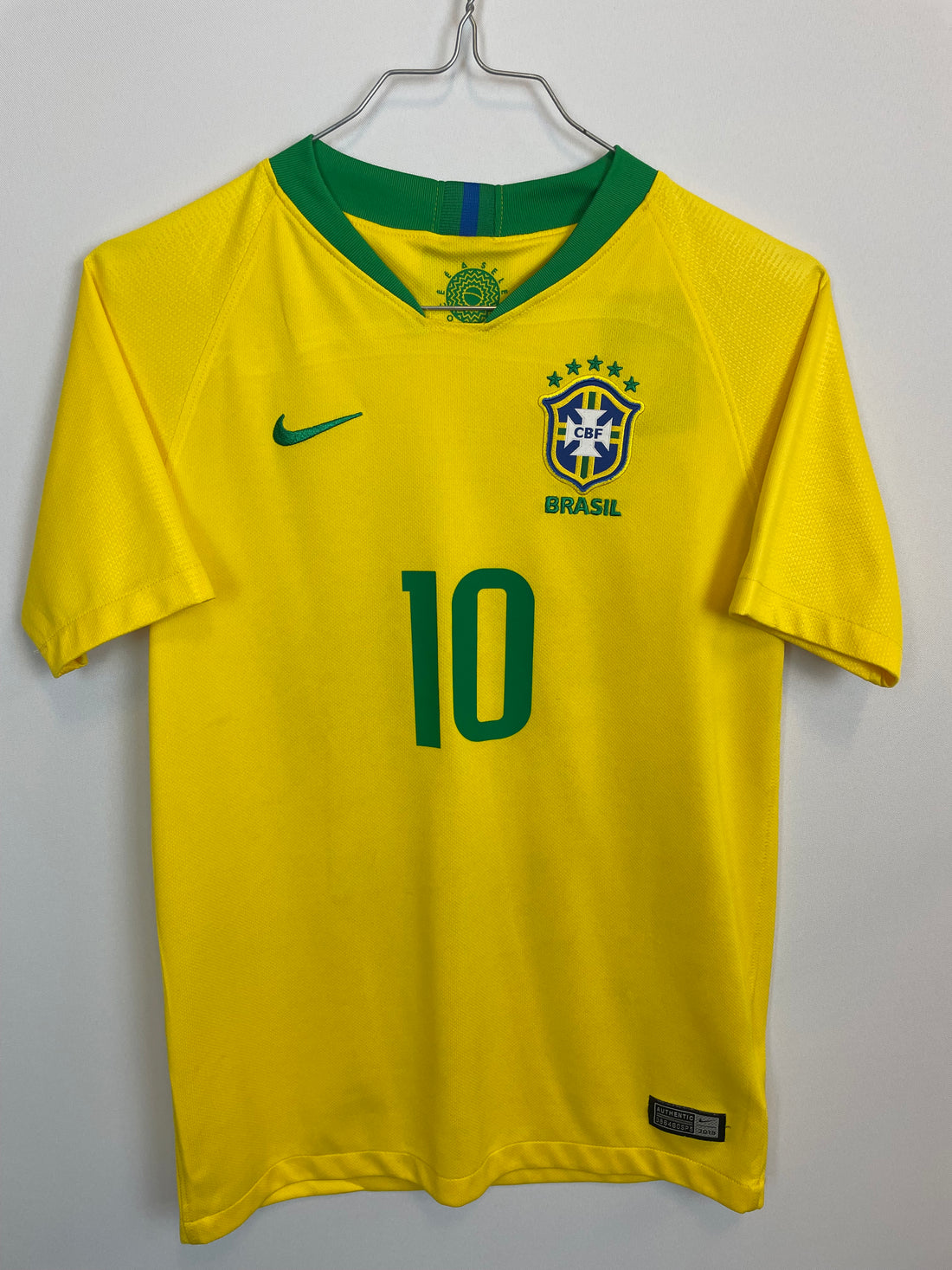 Neymar Jr. Brasilien 18/20 hjemmebanetrøje - 11/12 år