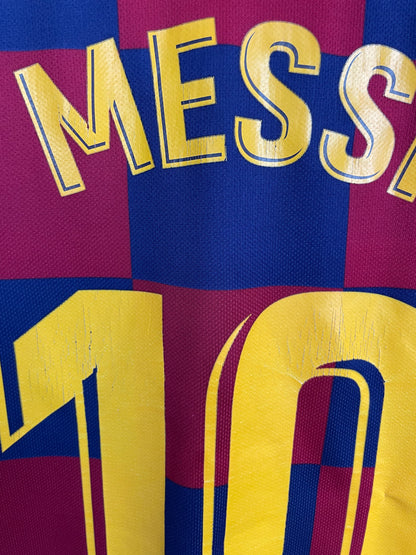 Lionel Messi FC Barcelona 19/20 hjemmebanetrøje - 11/12 år