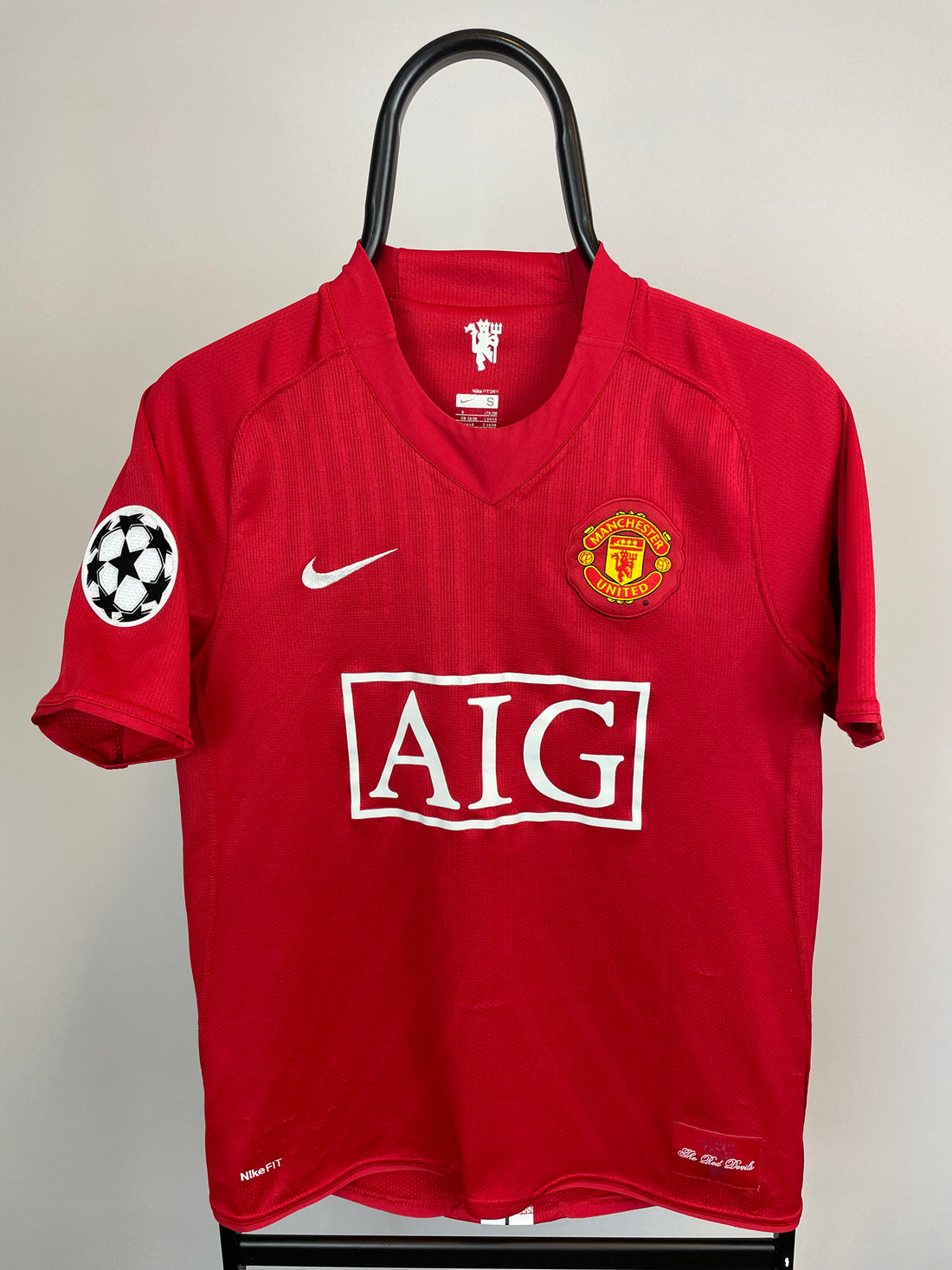 Cristiano Ronaldo Manchester United 07/08 hjemmebanetrøje - S
