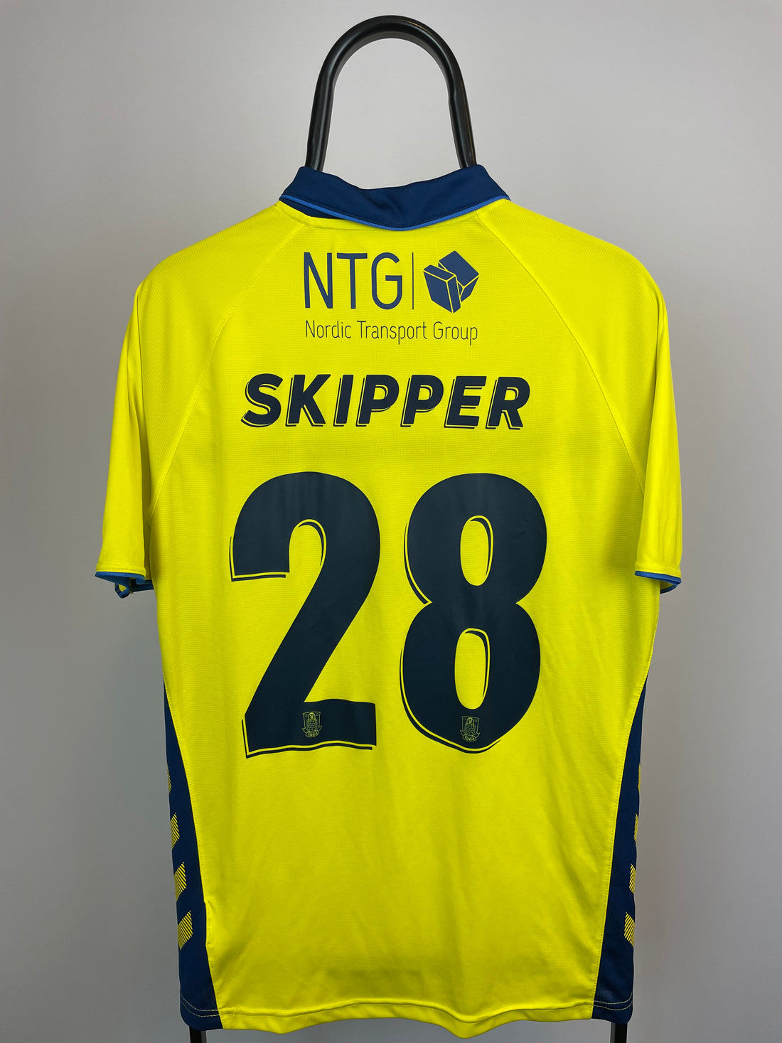 Anton Skipper Brøndby 19/20 hjemmebanetrøje - M